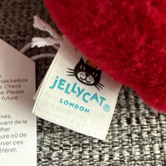 Jellycat Arlette Red Heart Stuffed Animal - Picture 6 of 16